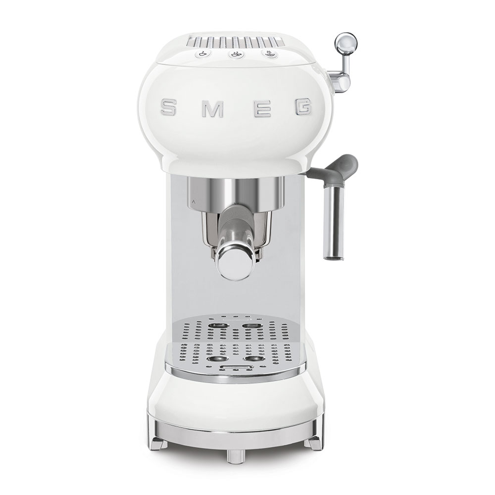 Набор: Кофеварка рожковая SMEG ECF01WHEU Кофемолка SMEG CGF01WHEU купить в  фирменном магазине SMEG