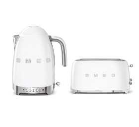 Набор: Чайник SMEG KLF04WHEU Белый + Тостер SMEG TSF02WHEU Белый