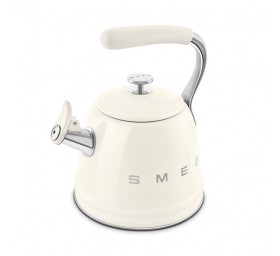 Чайник для плиты SMEG со свистком, кремовый, CKLW2001CR 2,3л