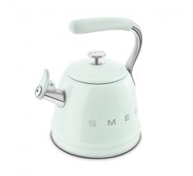 Чайник для плиты SMEG со свистком, пастельный зеленый, CKLW2001PG 2,3л