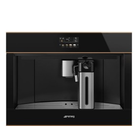 Автоматическая кофемашина SMEG, черый, медный профиль, CMS4604NRRU