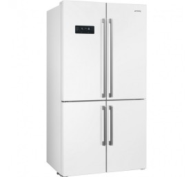 Отдельностоящий 4-х дверный холодильник Side-by-Side SMEG FQ60BDE, No-frost, 90.8 см, цвет белый