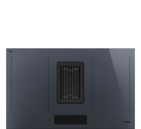 Варочная панель индукционная со встроенной вытяжкой SMEG, серый, HOBD182DG