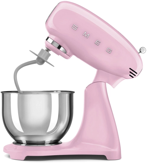 Планетарный миксер пастельный розовый SMEG SMF05PKEU №2 Планетарный миксер пастельный розовый SMEG SMF05PKEU №2