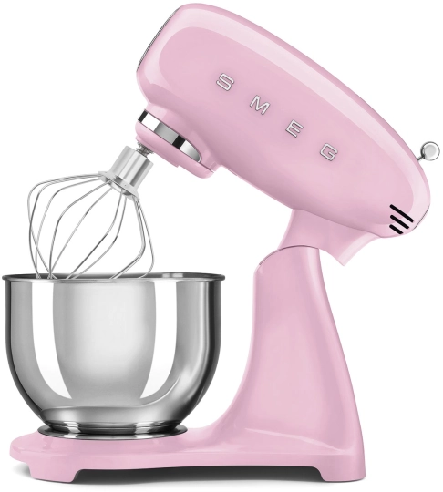 Планетарный миксер пастельный розовый SMEG SMF05PKEU №4 Планетарный миксер пастельный розовый SMEG SMF05PKEU №4