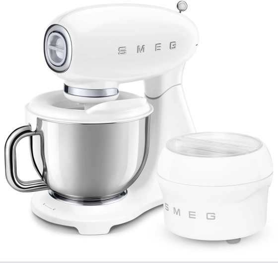 Планетарный миксер пастельный белый SMEG SMF05WHEU №10