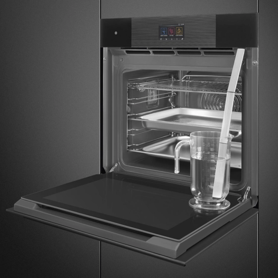 Духовой шкаф | 60 см | паровая очистка | черное стекло | SMEG SO6104S4PB3 №3 Духовой шкаф | 60 см | паровая очистка | черное стекло | SMEG SO6104S4PB3 №3