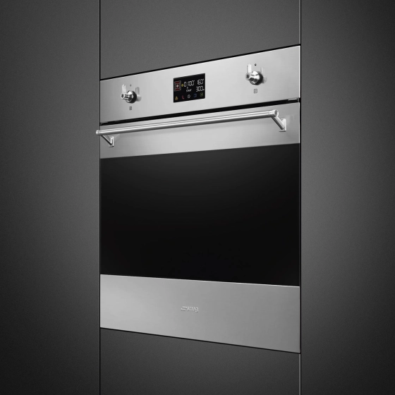 Духовой шкаф с микроволновой печью SMEG Classica SO6302M2X №2