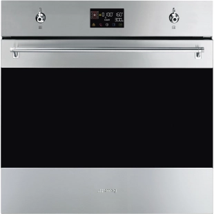 Духовой шкаф с микроволновой печью SMEG Classica SO6302M2X