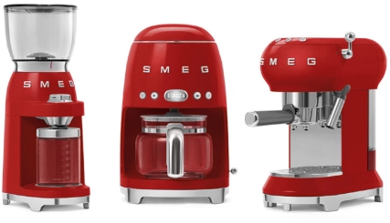 Кофеварка рожковая SMEG ECF01RDEU Красный №5