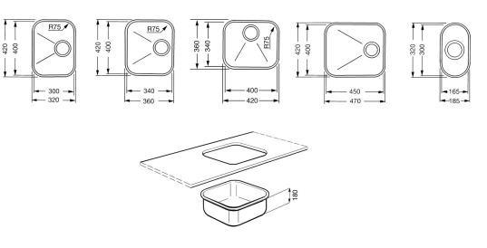 Мойка SMEG Alba UM45 №3