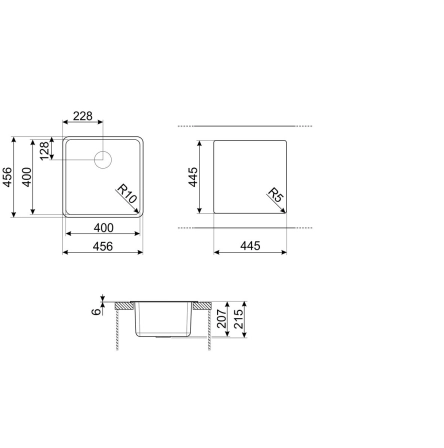 Мойка SMEG Quadra VZP45N №3