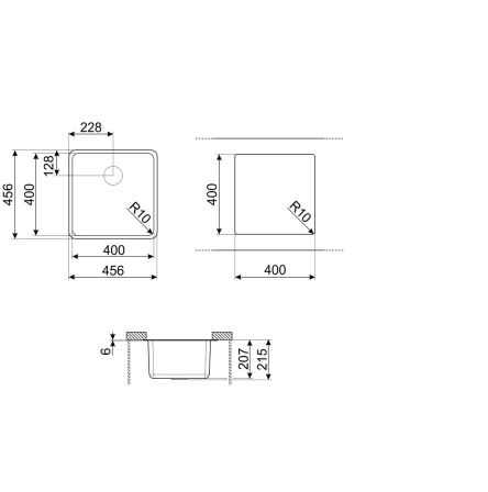 Мойка SMEG Quadra VZP45N №2