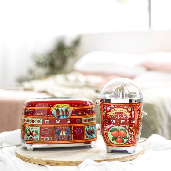 Тостер SMEG TSF01DGEU Dolce &amp; Gabbana Sicily is my love №2