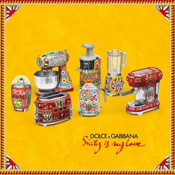 Тостер SMEG TSF02DGEU Dolce &amp; Gabbana Sicily is my love №5