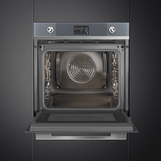 Духовой шкаф с микроволновой печью SMEG Linea SO6102M2S №7