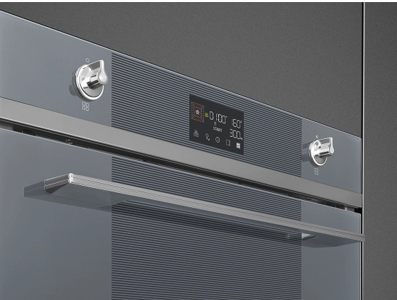 Духовой шкаф с микроволновой печью SMEG Linea SO6102M2S №3