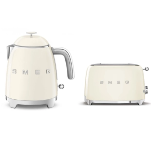 Набор: Чайник SMEG KLF05CREU Кремовый + Тостер SMEG TSF01CREU Кремовый Набор: Чайник SMEG KLF05CREU Кремовый + Тостер SMEG TSF01CREU Кремовый