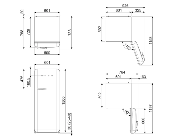 Холодильник SMEG FAB28RDUJ5 №11