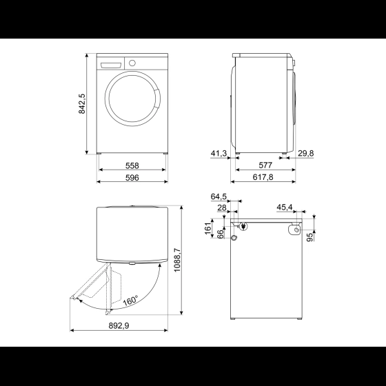 Стиральная машина SMEG WM3T04RU №6