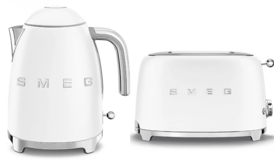 Набор для завтрака | чайник и тостер | SMEGKLF03WHMEU + TSF01WHMEU №1
