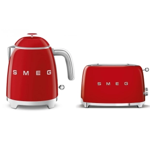 Набор: Чайник SMEG KLF05RDEU Красный + Тостер SMEG TSF01RDEU Красный Набор: Чайник SMEG KLF05RDEU Красный + Тостер SMEG TSF01RDEU Красный