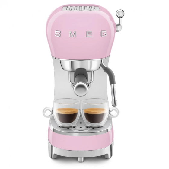 Кофеварка рожковая SMEG ECF02PKEU розовый №2