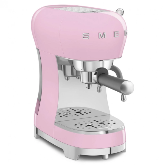 Кофеварка рожковая SMEG ECF02PKEU розовый №6