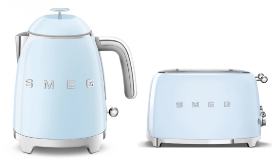 Набор для завтрака | чайник и тостер | SMEGKLF05PBEU + TSF03PBEU №1