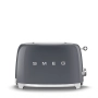 Тостер SMEG Серый Шифер 2 ломтика TSF01GREU