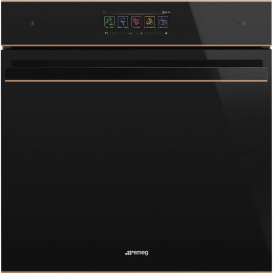 Духовой шкаф SMEG, с технологией Multitech, чёрное стекло, SO6606WAPNR №1