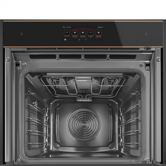 Духовой шкаф SMEG, с технологией Multitech, чёрное стекло, SO6606WAPNR №11