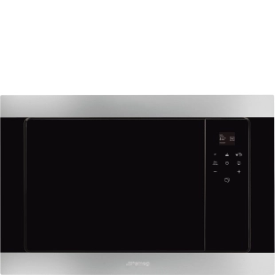 Встраиваемая микроволновая печь SMEG Classica FMI320X2