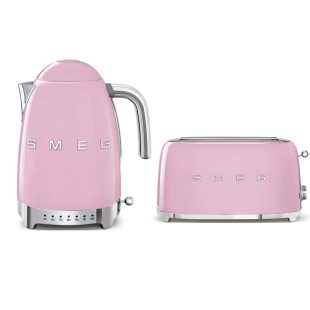 Набор для завтрака | чайник и тостер | SMEG KLF04PKEU + TSF02PKEU