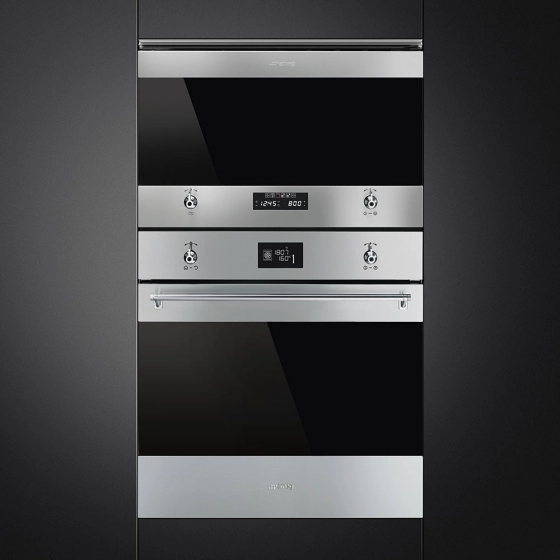 Встраиваемая микроволновая печь SMEG Classica MP322X1 №2