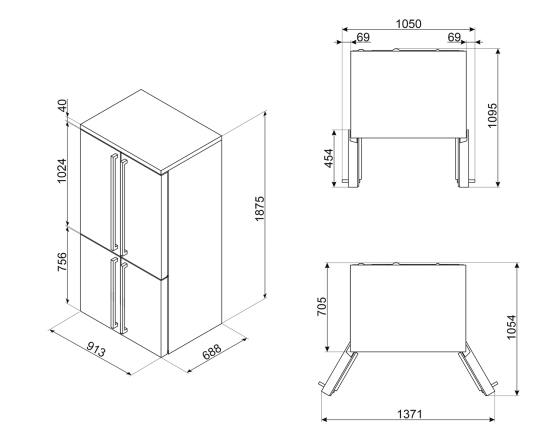 Холодильник SMEG Coloniale FQ60CPO5 №3