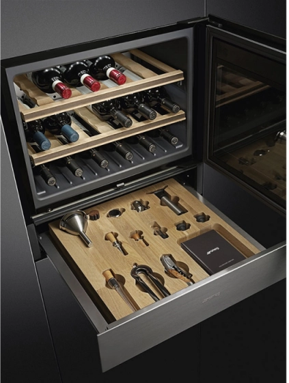 Винный шкаф встраиваемый SMEG Classica CVI318RWX2 №4 Винный шкаф встраиваемый SMEG Classica CVI318RWX2 №4