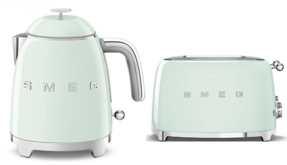 Набор для завтрака | чайник и тостер | SMEGKLF05PGEU + TSF03PGEU №1