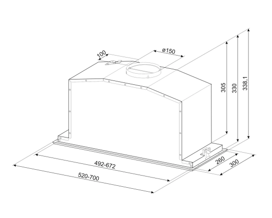 Вытяжка SMEG Universal KICGR52X №5