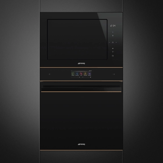 Встраиваемая микроволновая печь SMEG Dolce Stil Novo FMI625CN №2