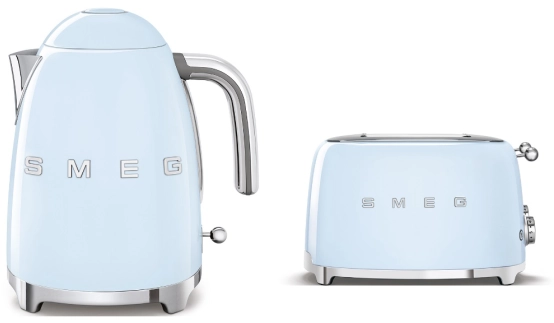 Набор для завтрака | чайник и тостер | SMEGKLF03PBEU + TSF03PBEU №1