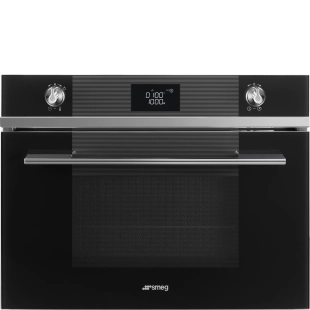 Духовой шкаф с микроволновой печью SMEG Linea SF4102MCN