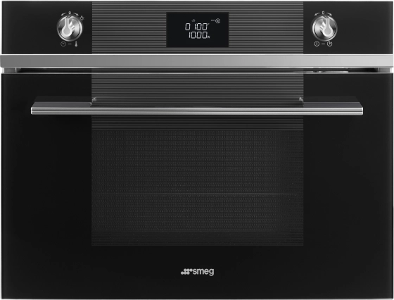 Духовой шкаф с микроволновой печью SMEG Linea SF4102MCN №1