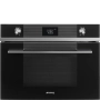 Духовой шкаф с микроволновой печью SMEG Linea SF4102MCN