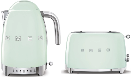 Набор: Чайник SMEG KLF04PGEU Зеленый + Тостер SMEG TSF01PGEU Зеленый №1 Набор: Чайник SMEG KLF04PGEU Зеленый + Тостер SMEG TSF01PGEU Зеленый №1