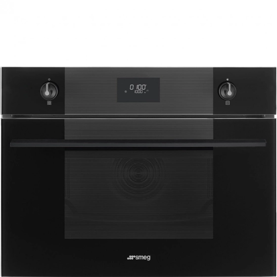 Микроволновая печь SMEG, черное стекло, SO4101M0B3 №1