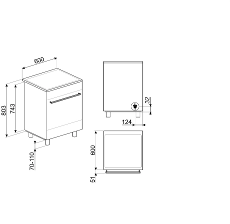 Варочный центр SMEG Classica C6IMXT2 №8