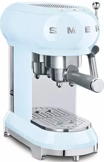 Кофеварка рожковая SMEG ECF01PBEU Пастельный голубой №1