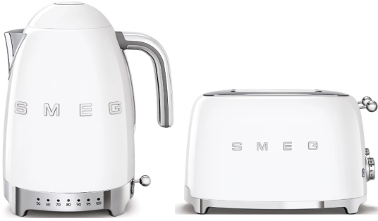 Набор для завтрака | чайник и тостер | SMEGKLF04WHEU + TSF03WHEU №1