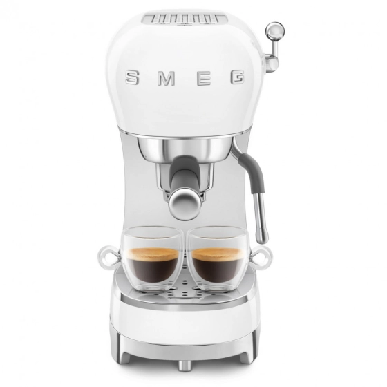 Кофеварка рожковая SMEG ECF02WHEU белый №9